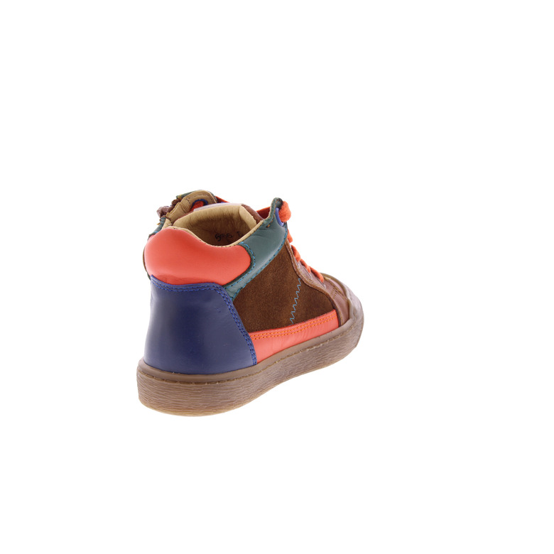 Acebo's high shoes cognac 4