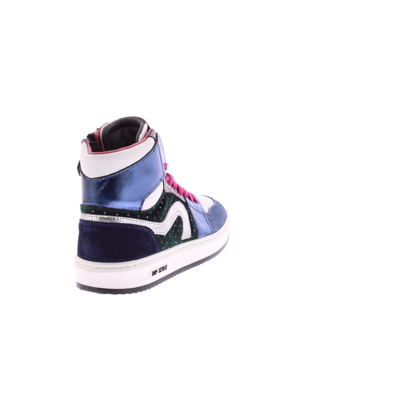 Hip high shoes blue 4