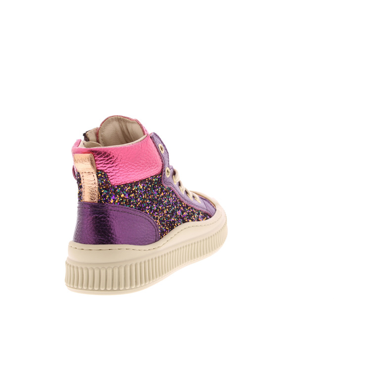 Beberlis high shoes violet 4