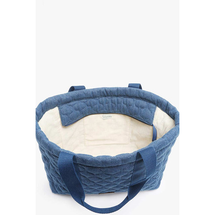Woomen Vegan shopper bleu