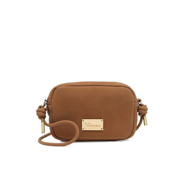 Woomen Vegan crossbody brown 1