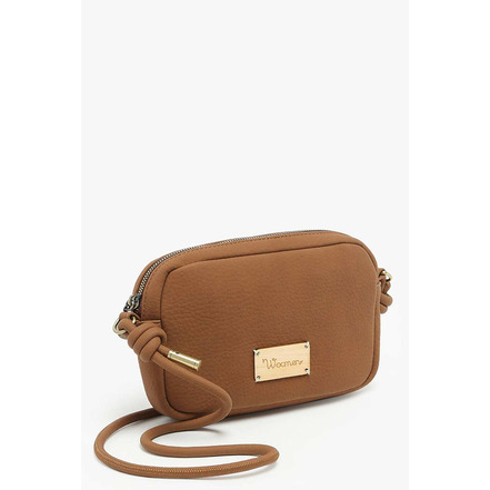 Woomen Vegan sac bandoulière brun