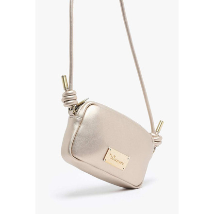 Woomen Vegan sac bandoulière or