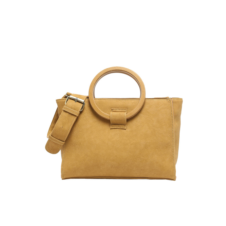 Woomen Vegan sac à main jaune