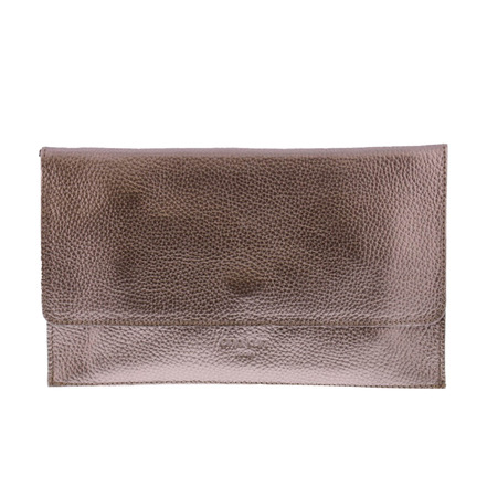 Ann Kurz clutch brown