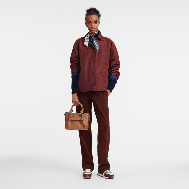 Longchamp handbag cognac 3