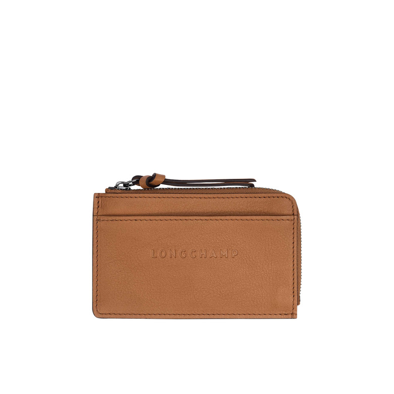 Longchamp porte-cartes cognac