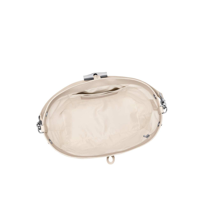 Longchamp schultertasche ecru 2