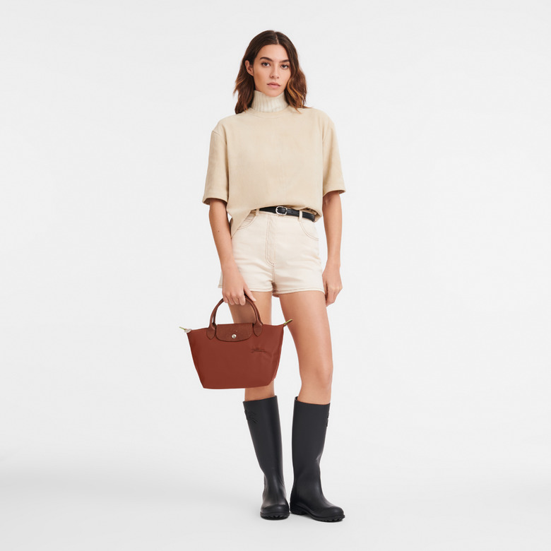 Longchamp handbag brown 3