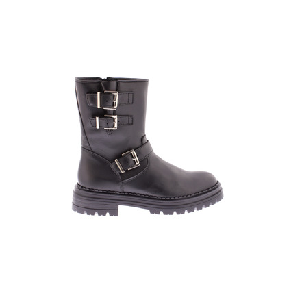 Hip high shoes black