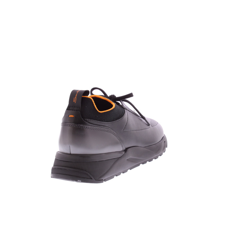 Santoni sneakers zwart 4