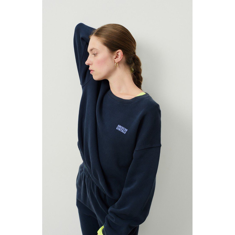 American Vintage sweater blauw 2