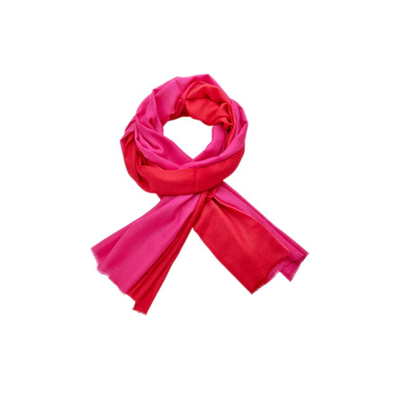 Les Cordes echarpe rose