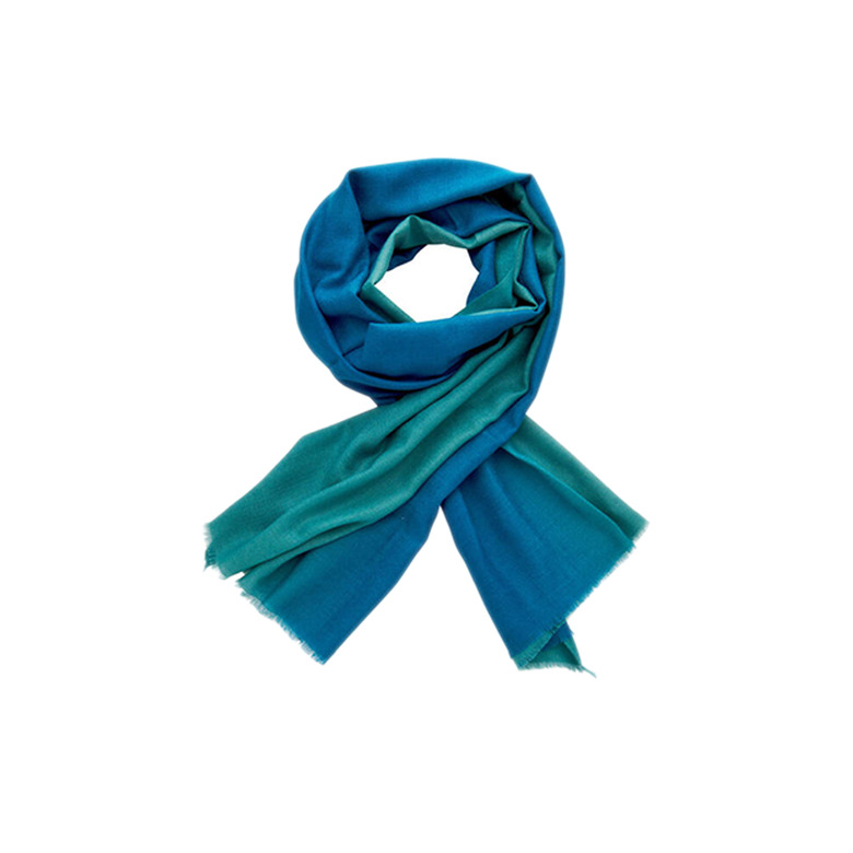 Les Cordes echarpe bleu
