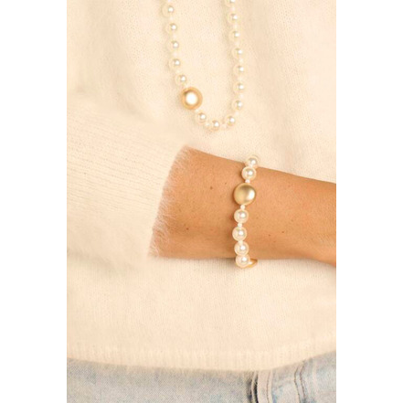 Les Cordes bracelet blanc