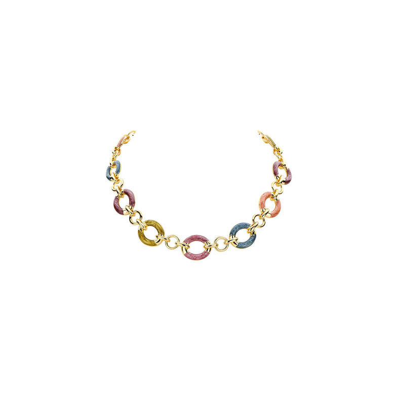 Les Cordes halskette multicolor