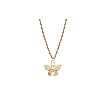 Les Cordes halsketting beige