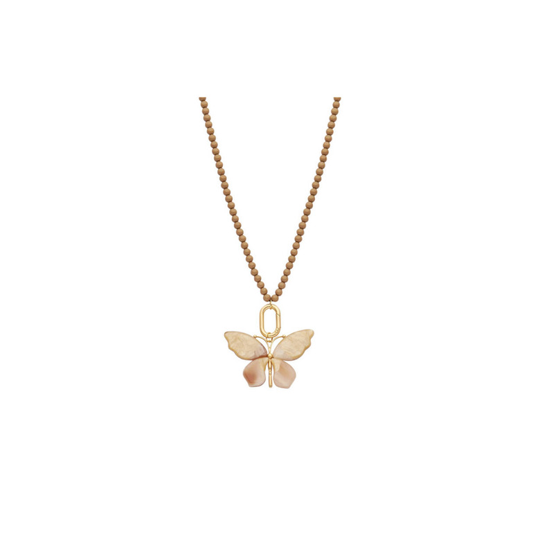 Les Cordes collier beige