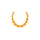 Les Cordes necklace orange 1