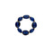 Les Cordes bracelet blue 1