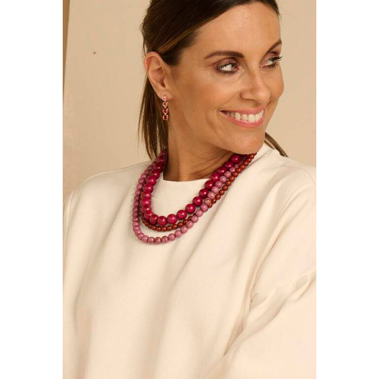 Les Cordes necklace violet 2
