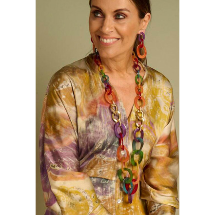 Les Cordes halsketting multi color