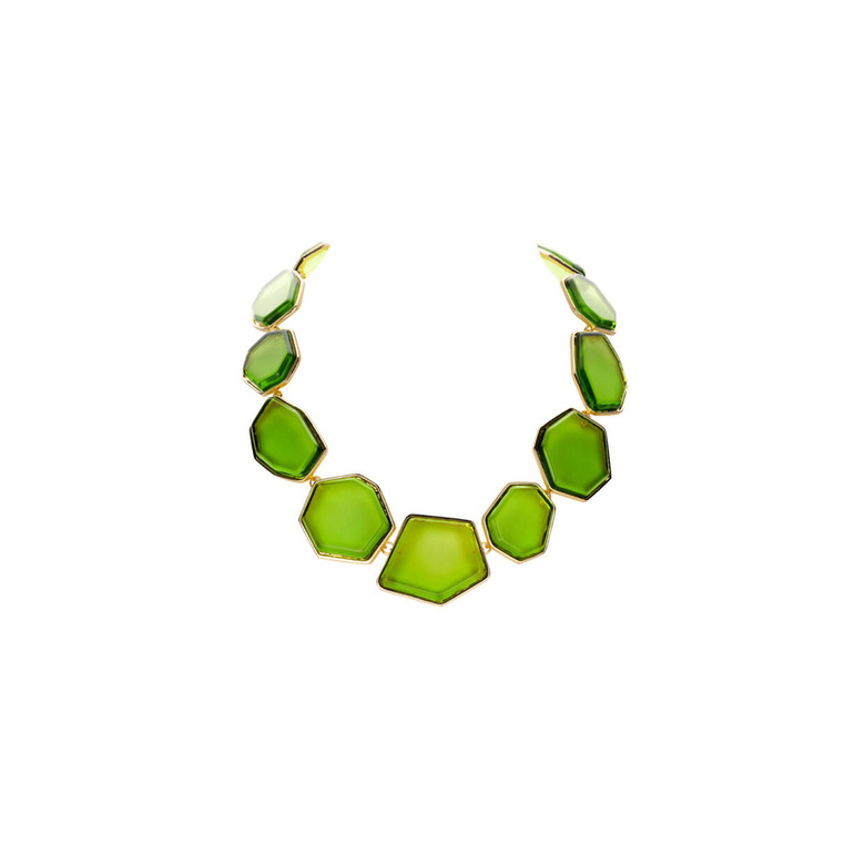 Les Cordes collier vert 1
