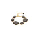 Les Cordes bracelet grey