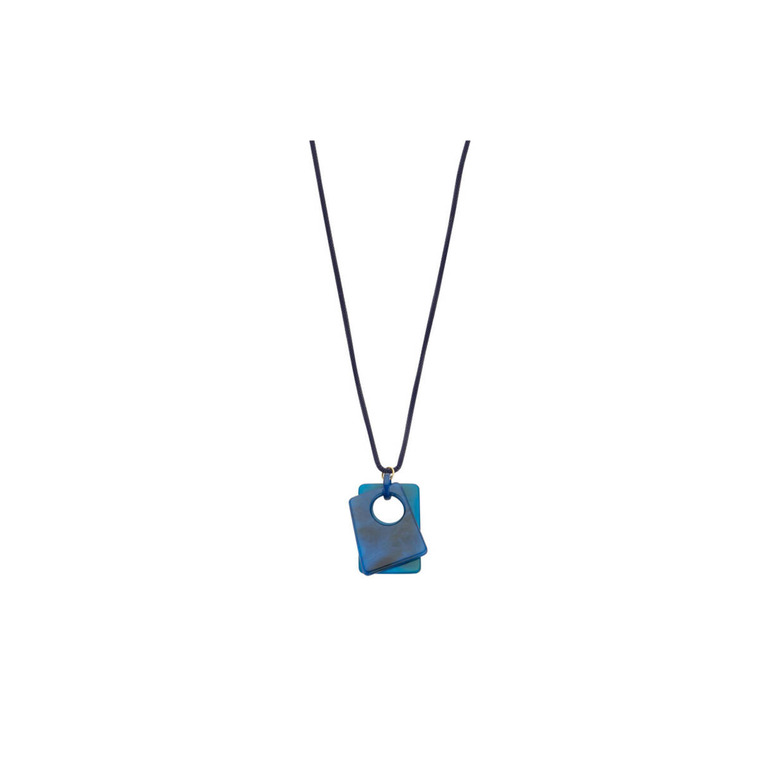 Les Cordes collier bleu