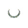 Les Cordes collier vert