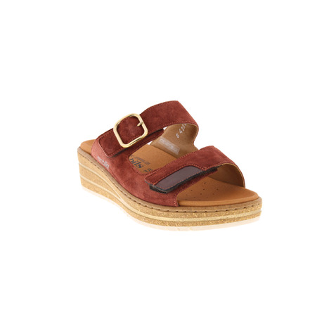 Mephisto Mobils thong slippers bordeaux
