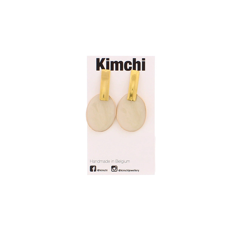 Kimchi earrings gold