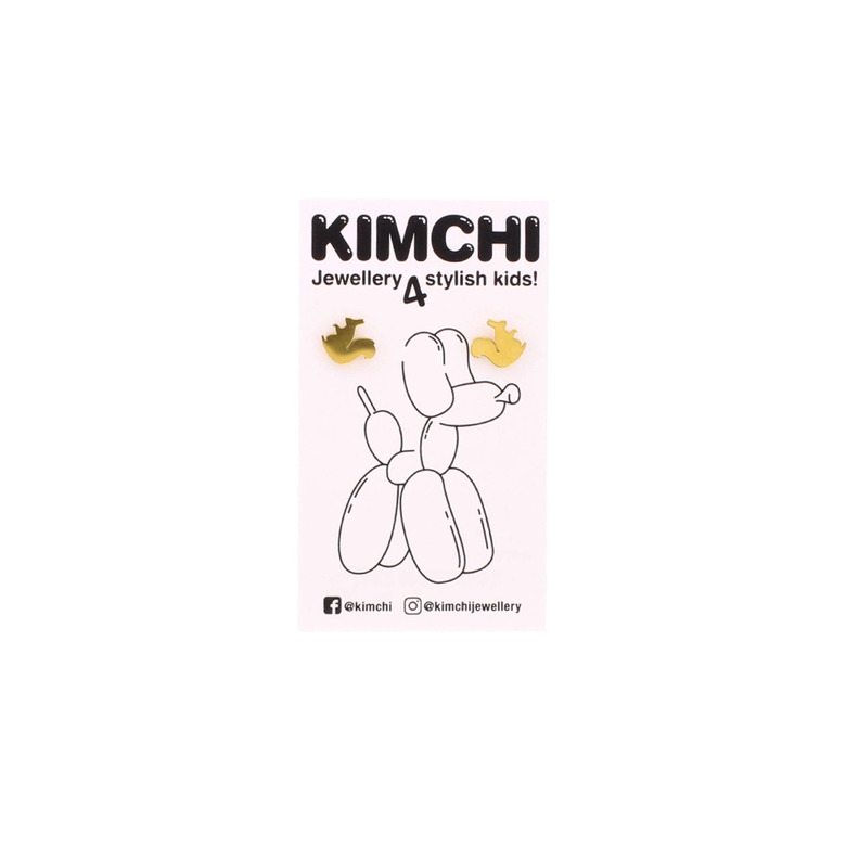 Kimchi earrings gold