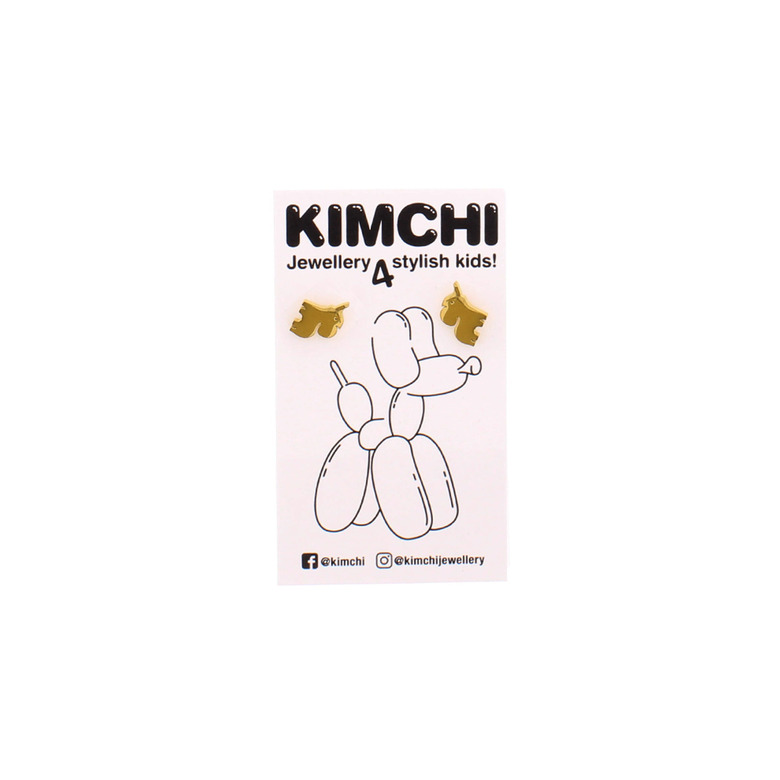 Kimchi earrings gold