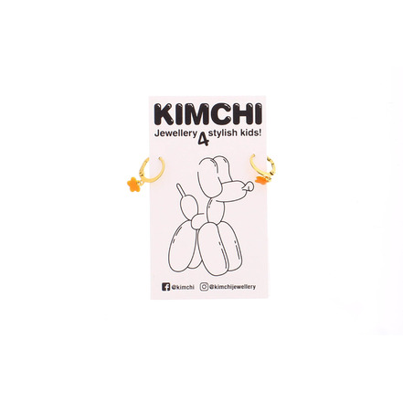 Kimchi ohrringe orange