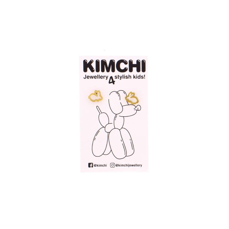Kimchi earrings gold