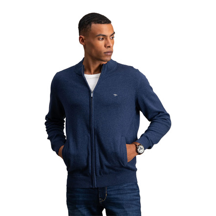 Fynch-hatton strickjacke donker blauw