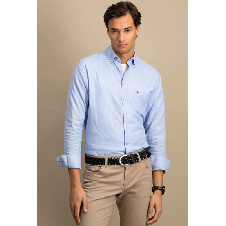 Fynch-hatton hemd licht blauw 2