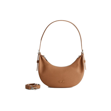 Nathan-baume schoudertas cognac