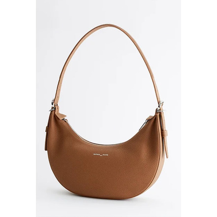 Nathan-baume schoudertas cognac