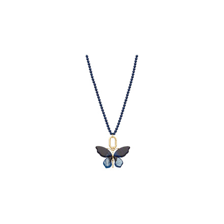 Les Cordes halsketting blauw