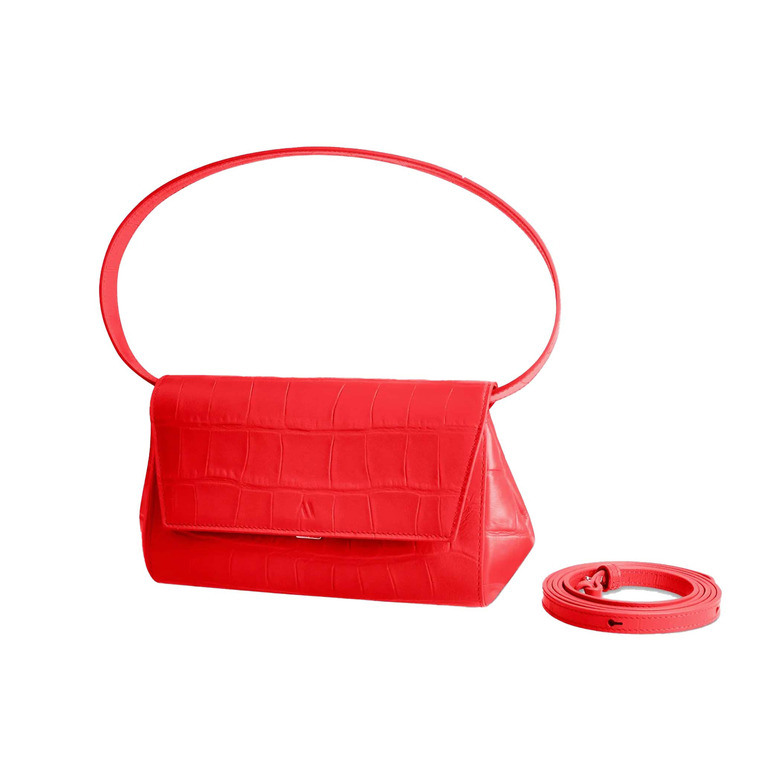 Kaai sac porté épaule rouge 1