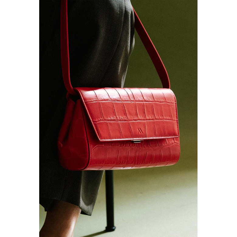 Kaai sac porté épaule rouge 5