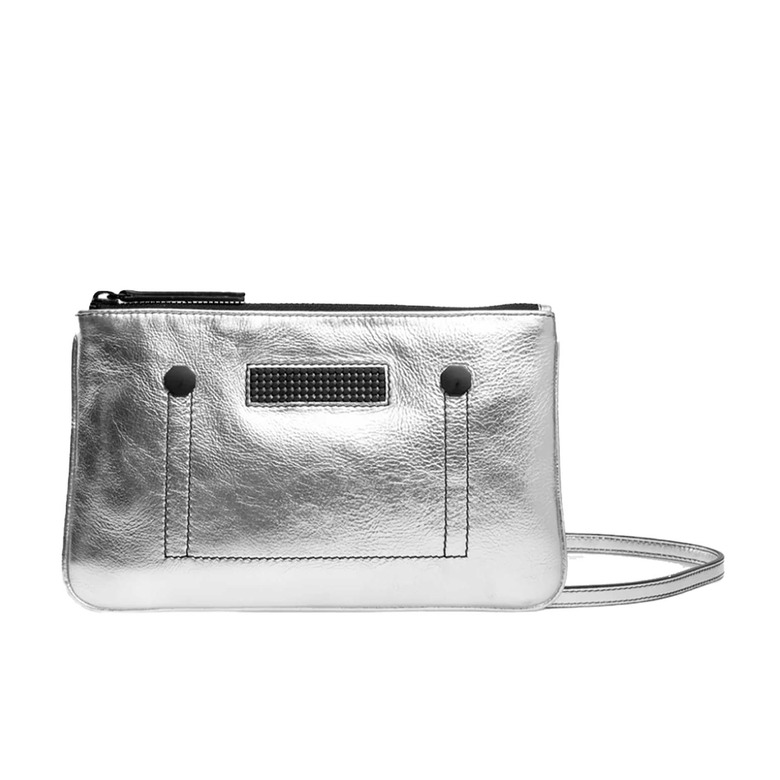 Clio Goldbrenner sac bandoulière argent 1