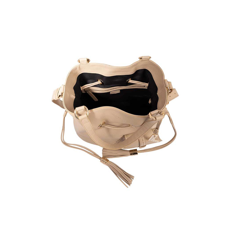 Lancel sac à main beige 4