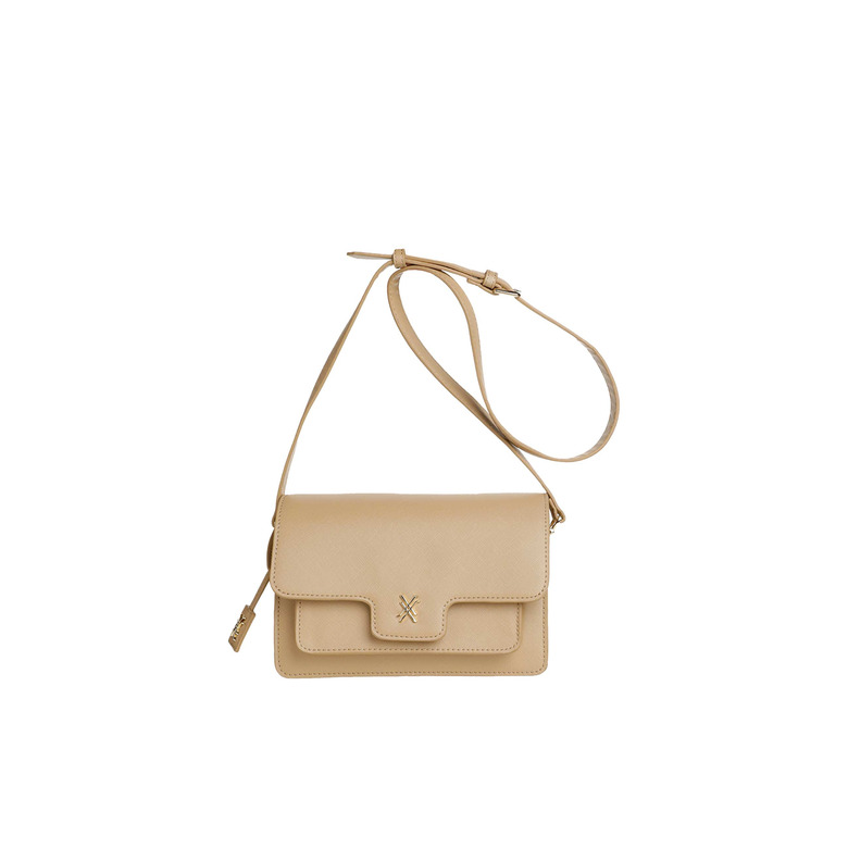 Xandres crossbody lightbrown 1