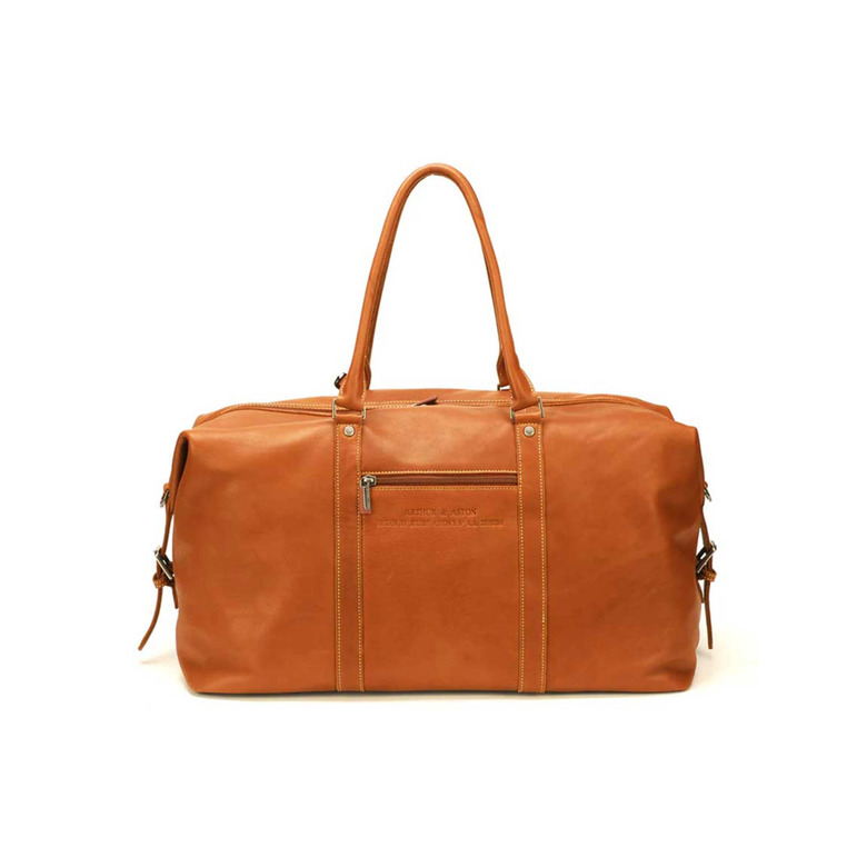 Arthur & Aston travel bag cognac 3