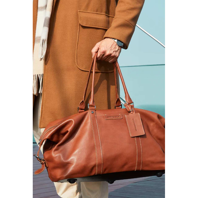 Arthur & Aston travel bag cognac 4