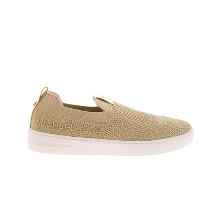Michael Kors slip-ons gold