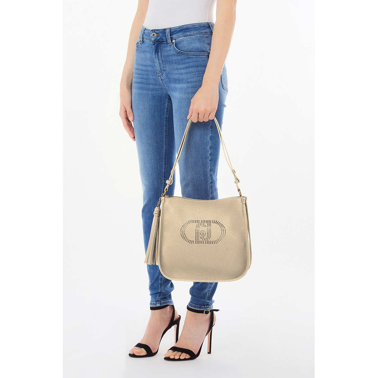 Liu Jo schultertasche ecru 4